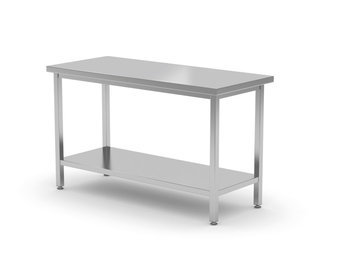 Centrale werktafel Profile Line met plank 1600 x 700 x 850 mm