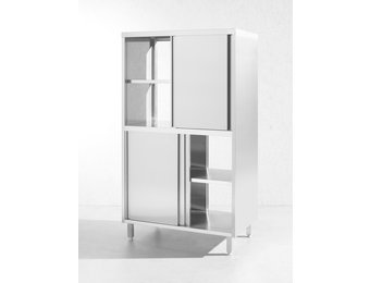 Doorgangskast met tussenblad en schuifdeuren 800 x 500 x 1800 mm