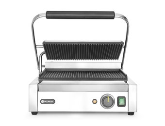Contactgrill Panini geribbelde bakplaat 430 x 370 x 210 mm