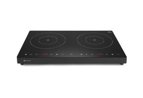Kitchen Line inductiekookplaat zwart dubbel 3500W