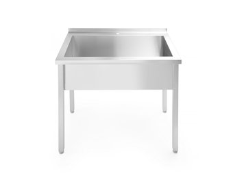 Spoeltafel Budget Line enkele spoelbak 800 x 600 x 850 mm