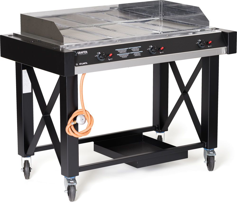 Gasbarbecue Atlanta 3 bedienbare branders 1100 x 500 mm