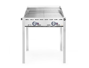 Green Fire contactgrill met 2 branders gastronorm 1/1 grillroosters