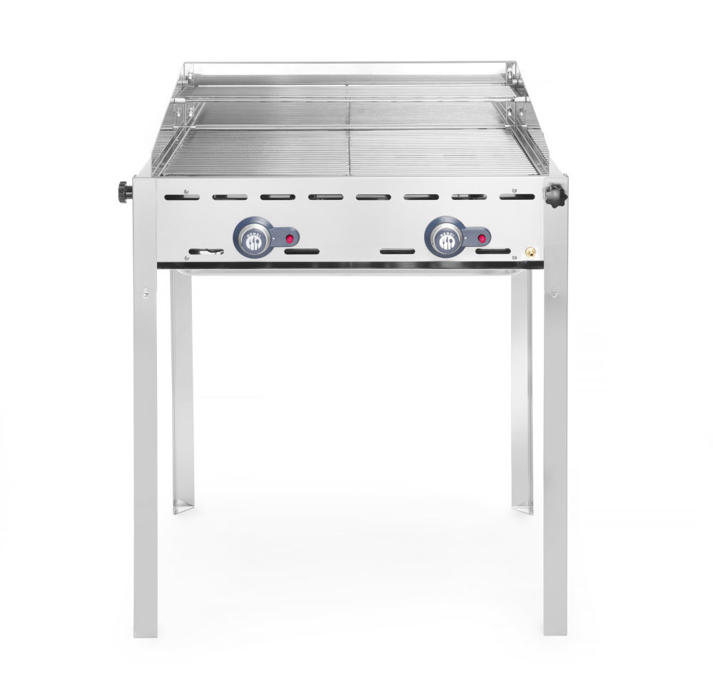 Green Fire contactgrill met 2 branders gastronorm 1/1 grillroosters