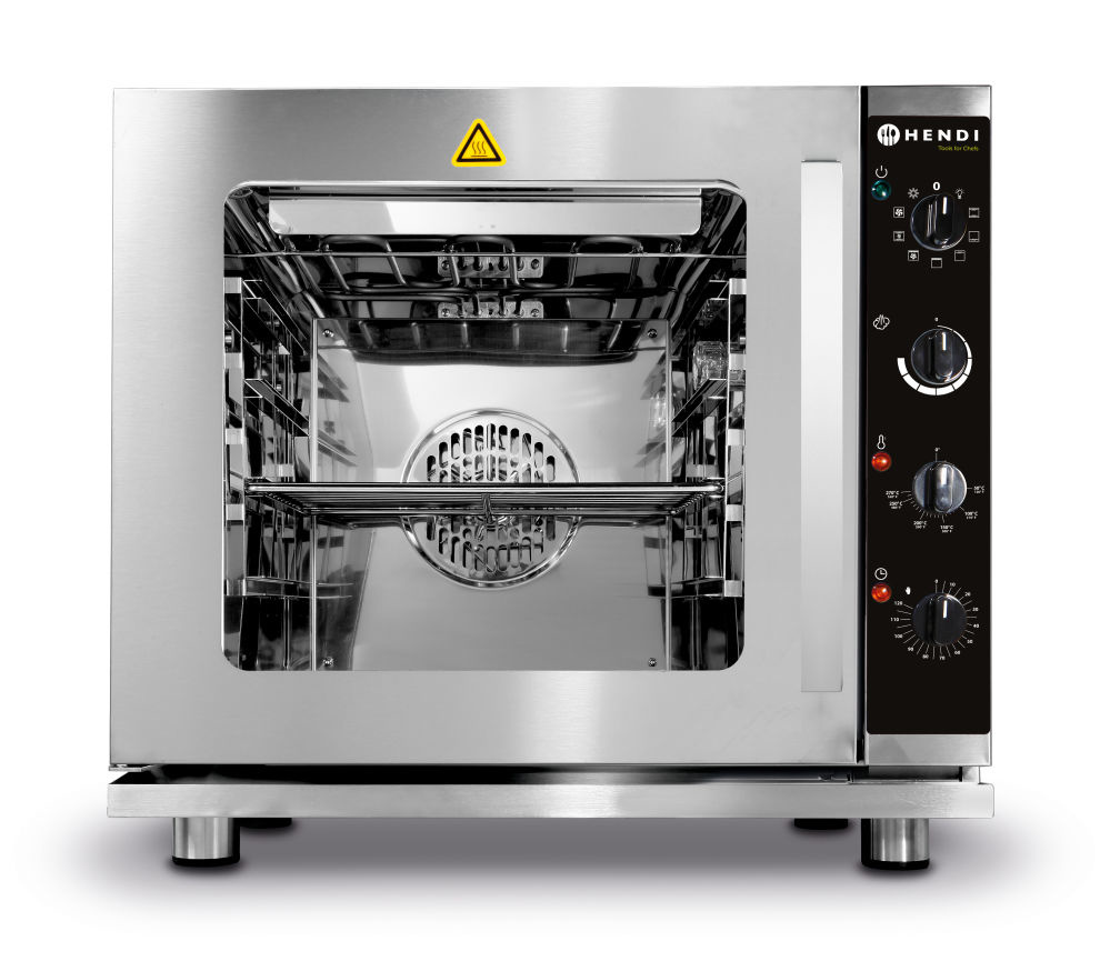 Hetelucht stoomoven met grill 4x GN 2/3