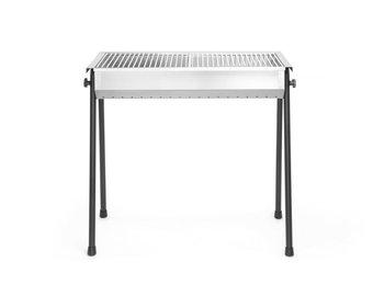 Houtskoolbarbecue Patio 2x roosters van 345 x 345 mm