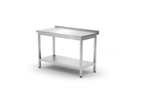 Muurwerktafel Budget Line met schap 1000 x 600 x 850 mm