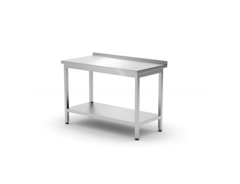 Muurwerktafel Budget Line met schap 1000 x 600 x 850 mm