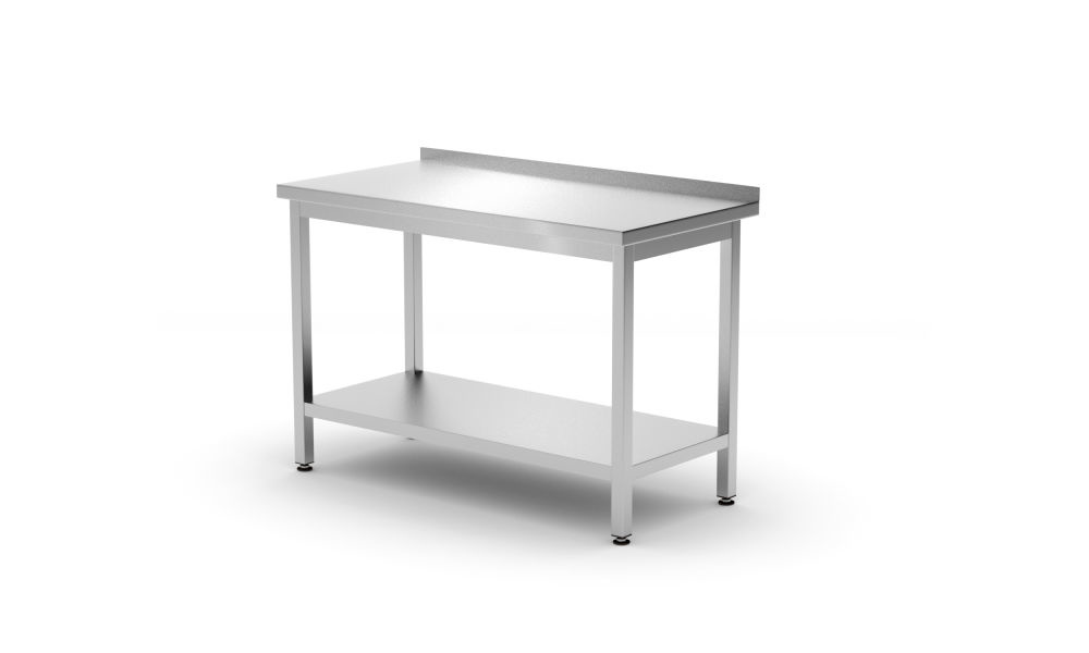 Muurwerktafel Budget Line met schap 1000 x 600 x 850 mm