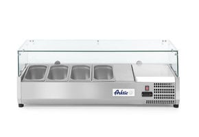 Opzetkoelvitrine Arktic voor 4x GN 1/3 glazen display