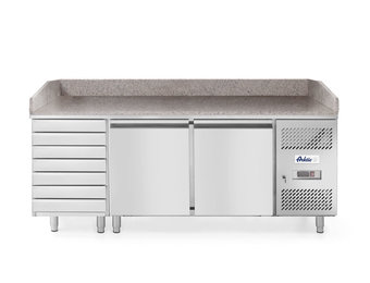 Pizzawerkbank met 2 deuren en 7 lades 280L
