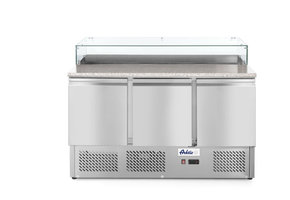 Pizzawerkbank met 3 deuren 380L