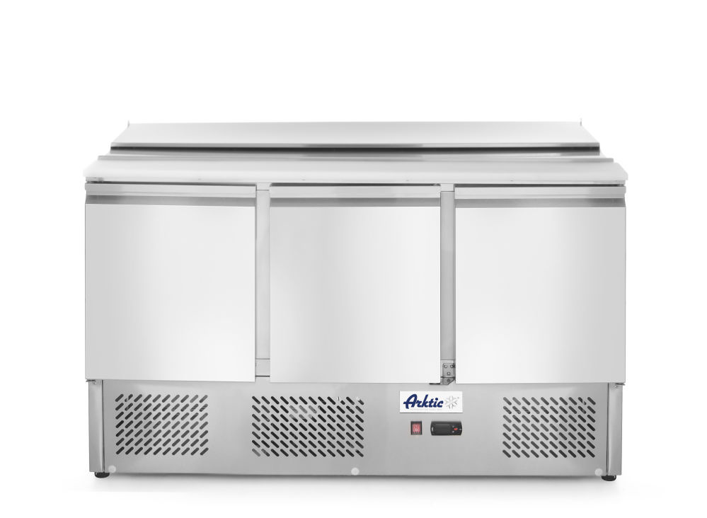 Saladette Arktic 380L klapdeksel 3 deurs