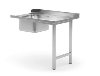 Spoeltafel voor vaatwassers linkerzijde 1200 x 700 mm