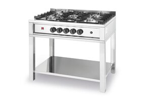 Gasfornuis Kitchen Line 5 pits met ombouw
