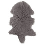 Lockig Tibet Schaffell Taupe - Groß (ca. 90-100 cm)