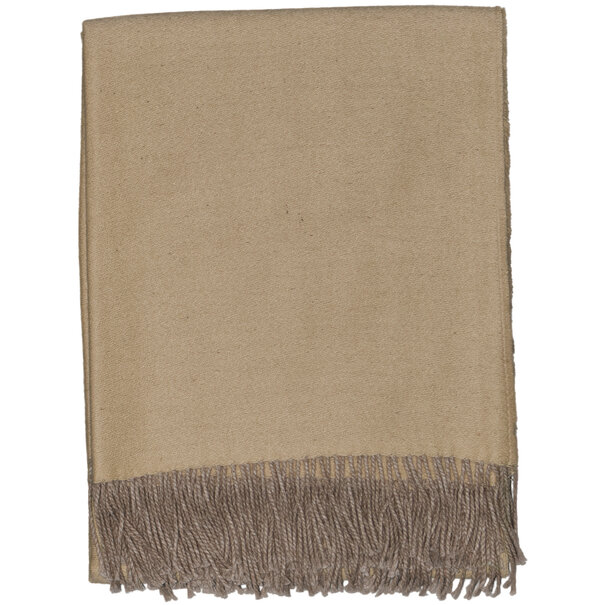 Van Buren seit 1861 Alpaka Wolle Plaid | Kamel | 175x135cm | Leicht