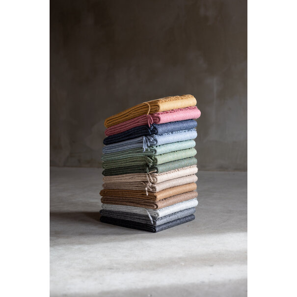 Van Buren seit 1861 Alpaka Wollplaid - Hell Beige