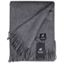 Plaid Alpakawolle in Grau