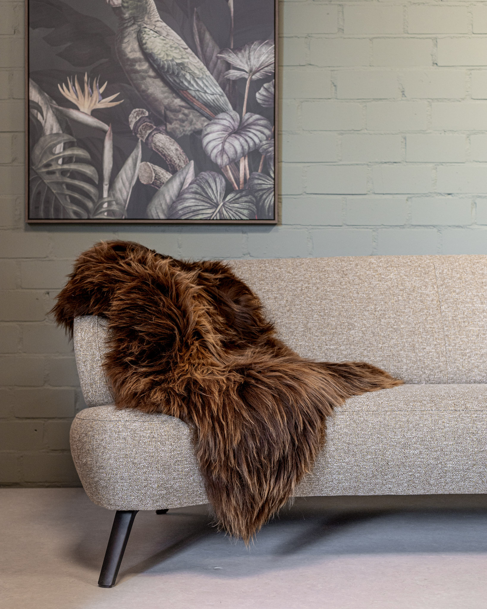 Ellie-Bo Hundebett Bezug 100x66cm | Faux Wildleder Mit Schaffell