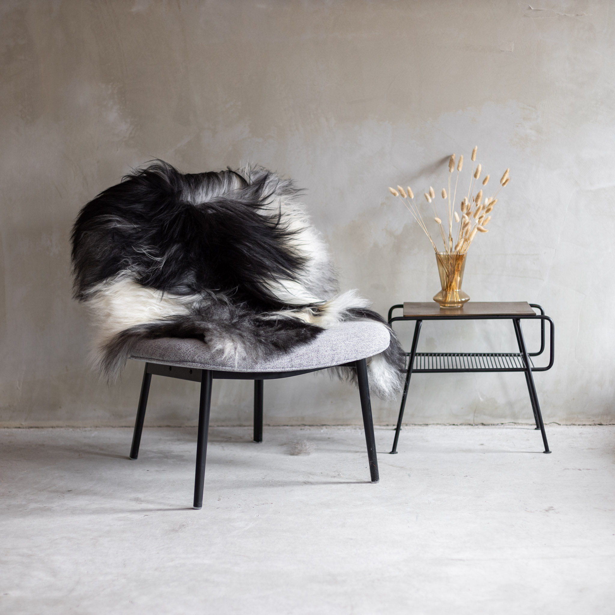 Seperat fotografiertes Schaffell Isländischer Pelz XXL - 120x73cm