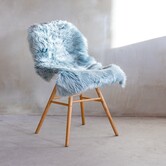 Neuseeländisches Schaffell - Eisblau - Extra Large (100-110cm)