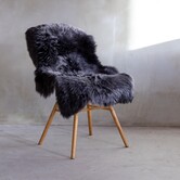 Neuseeländisches Schaffell - Dunkelgrau - Extra Large (100-110cm)