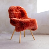 Neuseeländisches Schaffell - Rust - Extra Large (100-110cm)