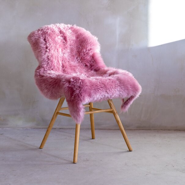 Van Buren seit 1861 Neuseeländisches Schaffell - Dunkelrosa - Extra Large (100-110cm)