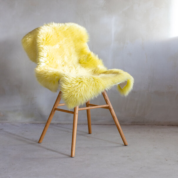 Van Buren seit 1861 Neuseeländisches Schaffell - Gelb - Extra Large (100-110cm)