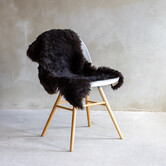 Neuseeländisches Schaffell - Schwarz - Extra Large (100-110cm)