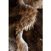 Melange-Schaffellkissen – 50 x 50 cm