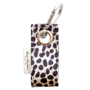 Schlüsselanhänger vom Kuhfell - Mini dalmatiër
