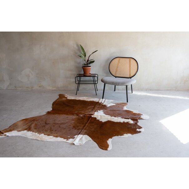 Van Buren seit 1861 Kuhfell  rot und weiß - 3-4m² - KH-025