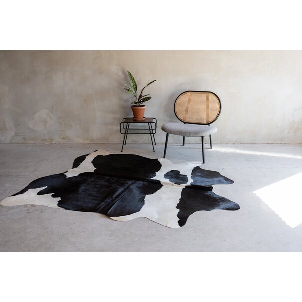 Van Buren seit 1861 Kuhfell schwarz und weiß - 3-4m² - KH-028