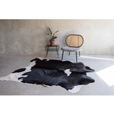 Kuhfell schwarz und weiß - 3-4m² - KH-029