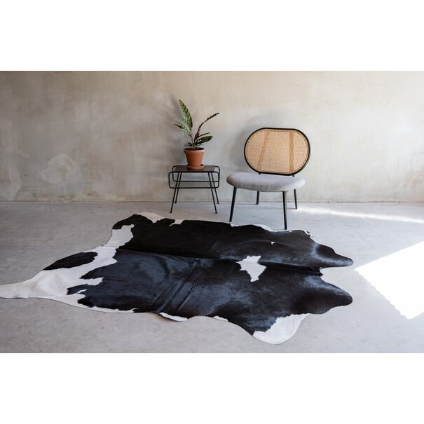 Van Buren seit 1861 Kuhfell schwarz und weiß - 3-4m² - KH-029