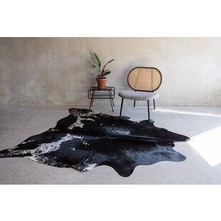 Kuhfell schwarz und weiß - 3-4m² - KH-031