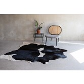 Kuhfell schwarz und weiß - 3-4m² - KH-032