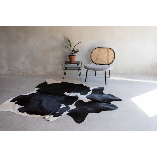 Van Buren seit 1861 Kuhfell schwarz und weiß - 3-4m² - KH-034