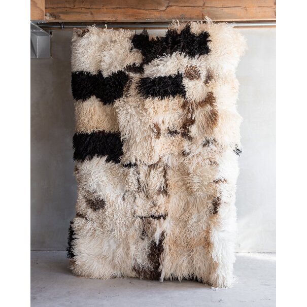 Van Buren seit 1861 Lockenschaffell Teppiche - 200x150cm - SKK-165