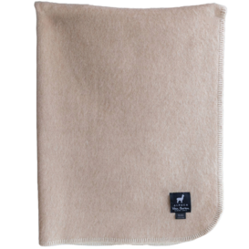 Babydecke aus Alpakawolle - Beige