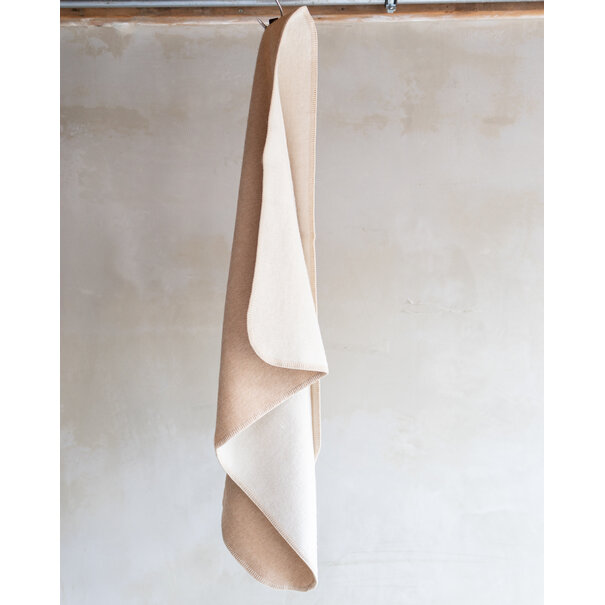 Van Buren seit 1861 Babydecke aus Alpakawolle - Beige