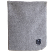 Babydecke aus Alpakawolle - Grau