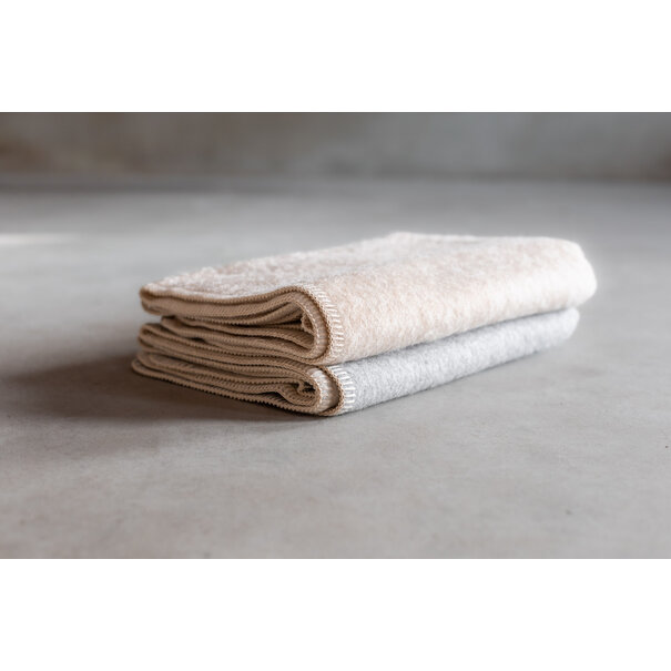 van Buren Babydecke aus Alpakawolle - Grau