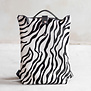 Rucksack Sandra - Schwarz/ zebra