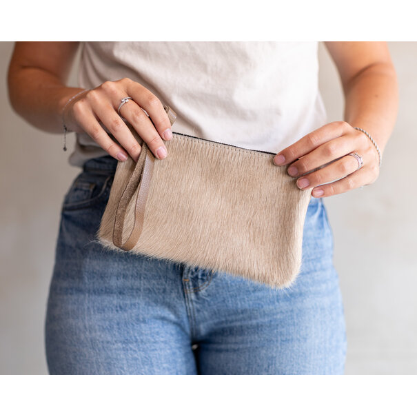 Van Buren seit 1861 Clutch - Champagne