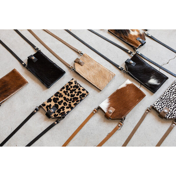 Van Buren seit 1861 Telefontasche - Schwarz und weiß