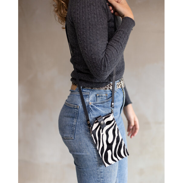 Van Buren seit 1861 Telefontasche - Zebra