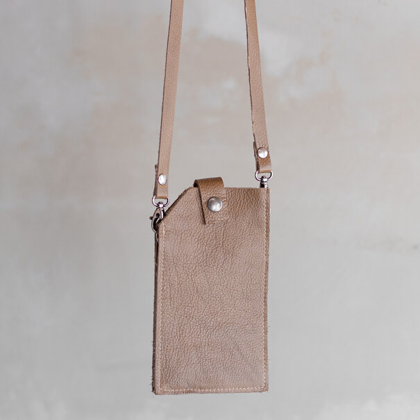 Van Buren seit 1861 Telefontasche - Zand leder